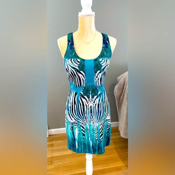 bebe Dresses & Skirts - BEBE Zip-Racerback Dress